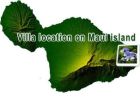 Villa location on Maui island Villa location on Maui island