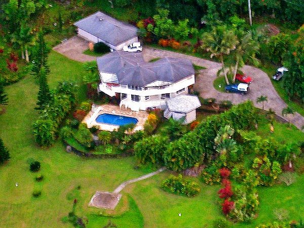 Hawaii villa for rental panoramic photo