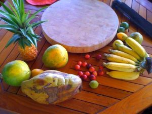 mango, avocado, Surinam cherry, loquat, pineapple, coconut, cacao, grapefruit, lime, guava, papaya, strawberry guava, breadfruit, liliquoi mango, avocado, Surinam cherry, loquat, pineapple, coconut, cacao, grapefruit, lime, guava, papaya, strawberry guava, breadfruit, liliquoi