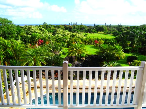 View from the 2nd floor deck. View from the 360 degree, wrap-around villa balcony